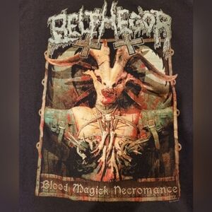 BELPHEGOR - North America Raid 2011 - Tour Tee - Men's Size XL - PRE-LOVED